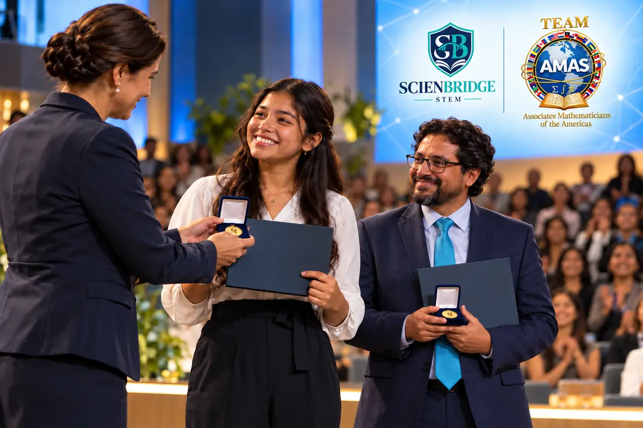 Reconocimiento a una estudiante y un educador STEM